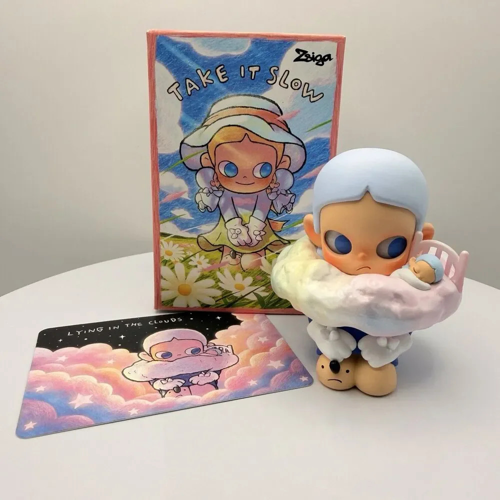 Pop Mart Zsiga Take it Slow Series Blind Box Figure - Lying in the Clouds